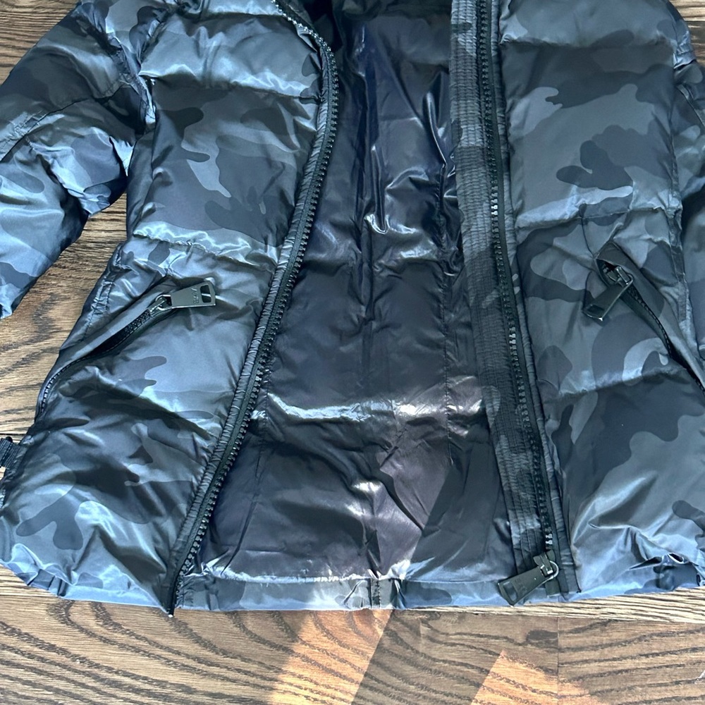 SAM Freestyle Fitted Black Camouflage Down Jacket - Picture 11 of 15